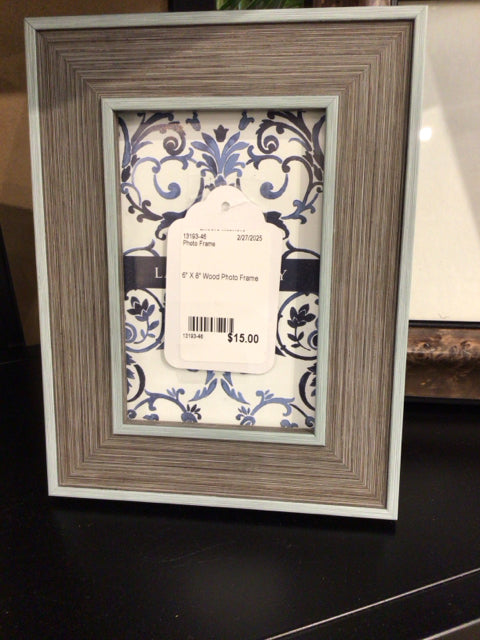 6x8 Wooden Picture Frame - Handcrafted Solid Wood Photo Display for Wall or Tabletop - Perfect for Family Photos, Artwork, and Home Decor