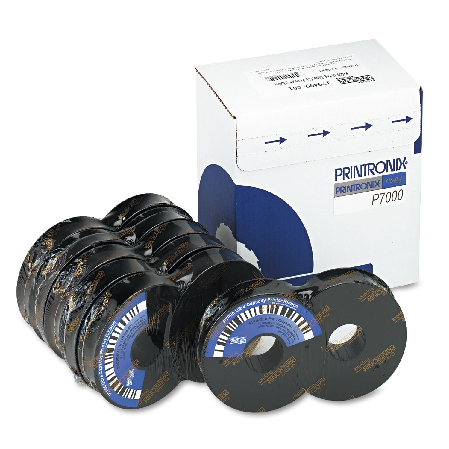 Printronix 179499001 Black Printer Ribbon - Compatible with Printronix Printers for High-Quality Labels & Barcodes | Ideal for Warehouse, Retail & Office Use