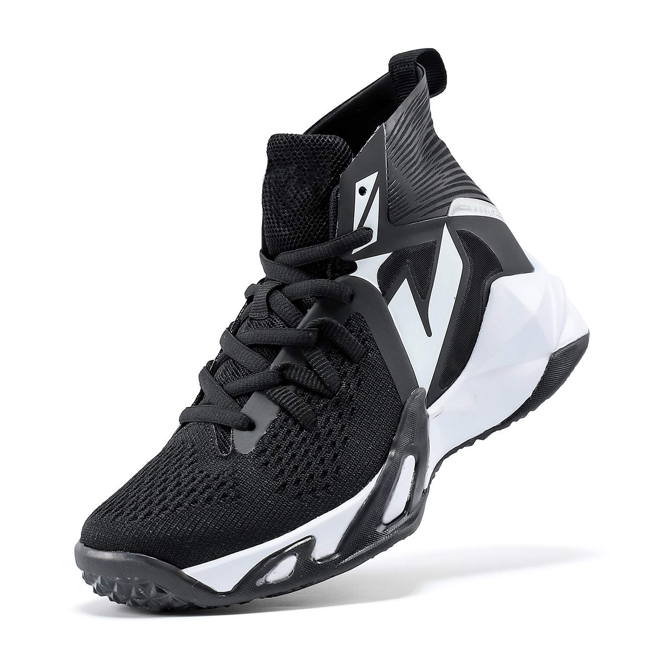 VITUOFLY Kids Basketball Shoes for Boys & Girls - Air Cushion Mid Top Sneakers for School Training, Outdoor Sports, Running - Non-Slip, Comfortable & Durable for Little/Big Kids - Perfect for Basketball Practice, Gym Class & Daily Wear
