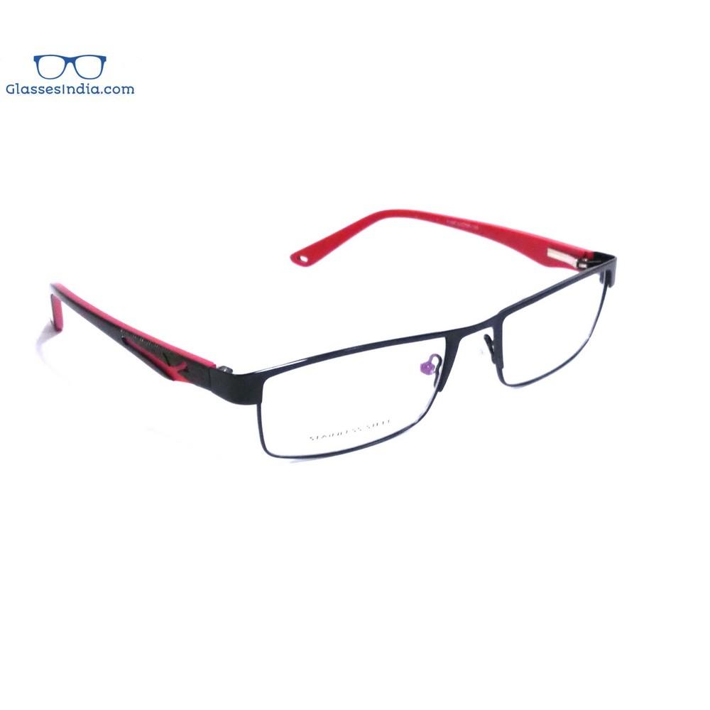 Stylish Full Rim Stainless Steel Eyeglasses 1168RD - Lightweight & Durable for Work, Reading, and Everyday Fashion