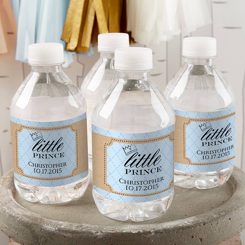 Personalized Water Bottle Labels for Kids - Custom Name Stickers with The Little Prince Design - Perfect for School, Parties, and Gifts