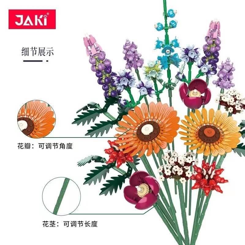 JAKI JK2679 Sunshine Holiday Flowers - Artificial Floral Arrangement for Home Decor, Wedding, Party & Office Decoration