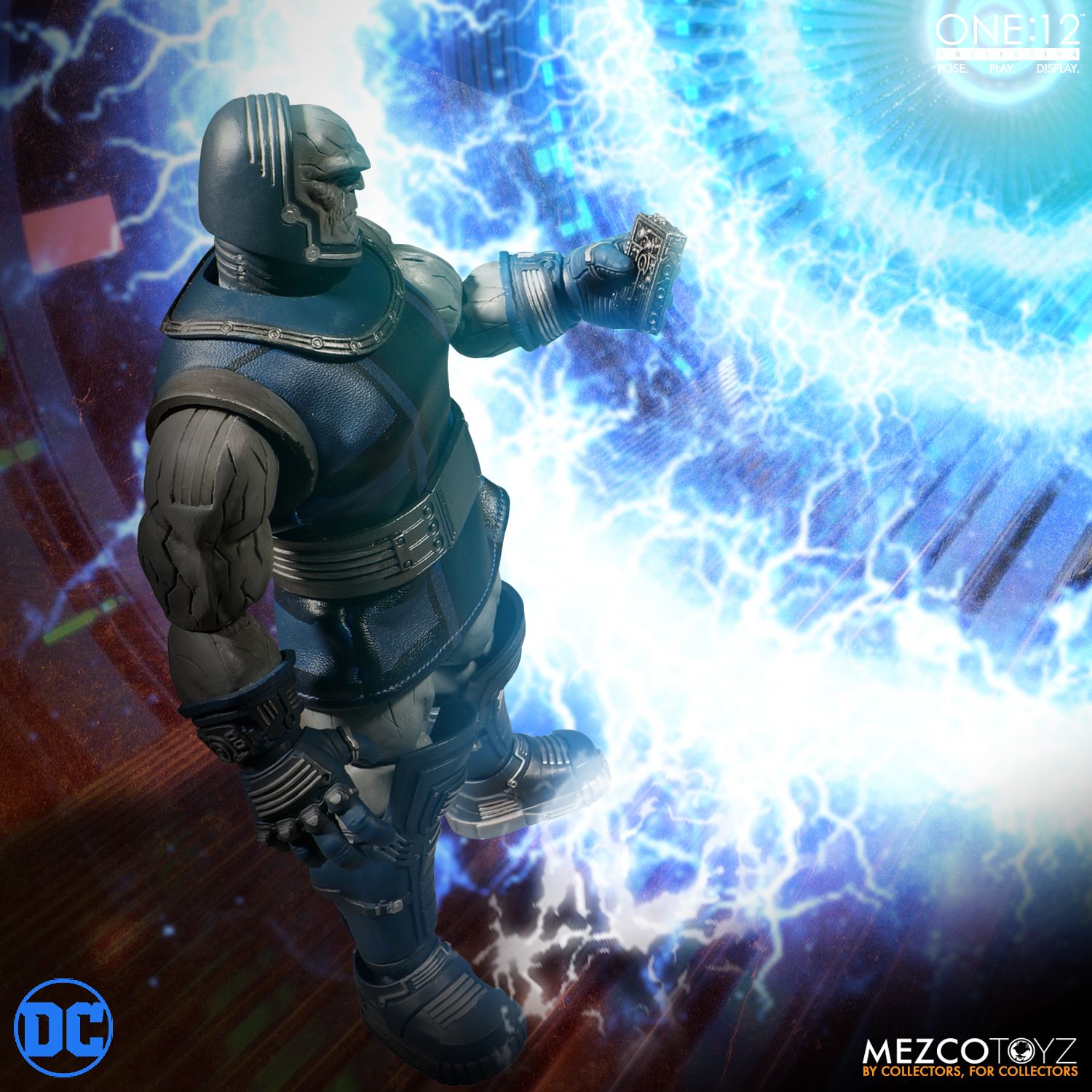 Mezco Toyz One:12 Collective DC Comics Darkseid 1/12 Scale Action Figure - Premium Collectible Toy for DC Fans, Display & Photography Scenes