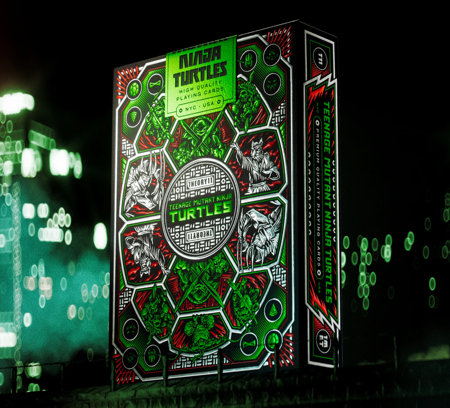 Teenage Mutant Ninja Turtles Playing Cards - 52 Deck Collectible Card Game for TMNT Fans, Family Game Night & Party Entertainment