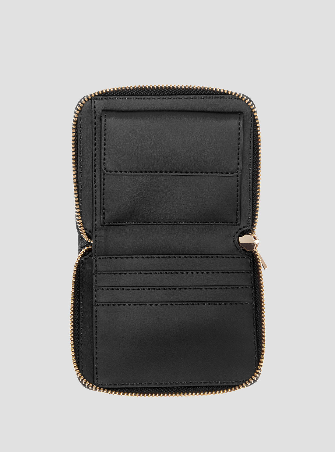 Black Laurel Small Wallet for Women - Slim RFID Blocking Leather Card Holder - Perfect for Travel, Shopping & Everyday Use