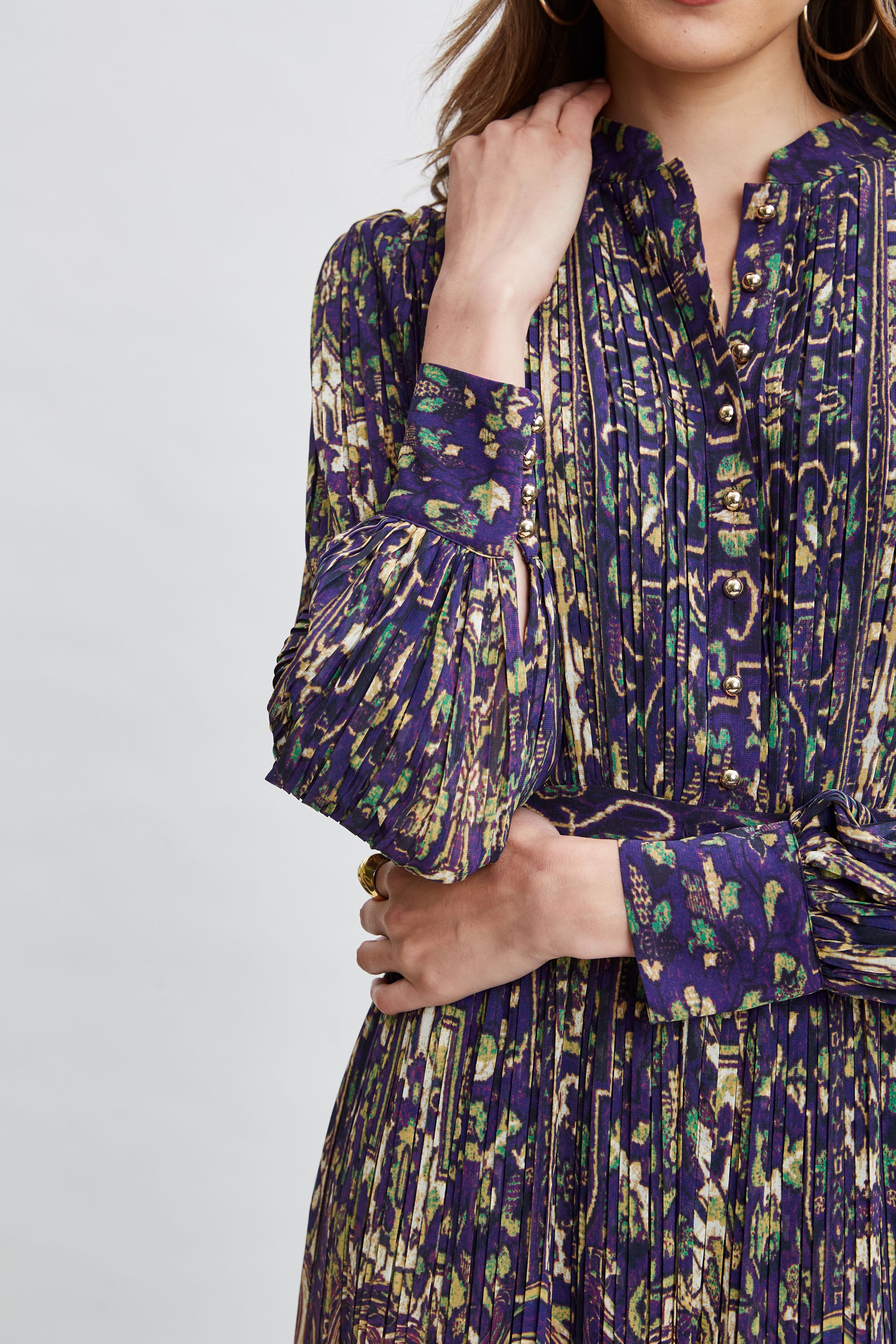 Elegant Paisley Print Midi Dress for Women - Flowy Boho Chic Summer Dress for Casual Outings & Beach Vacations
