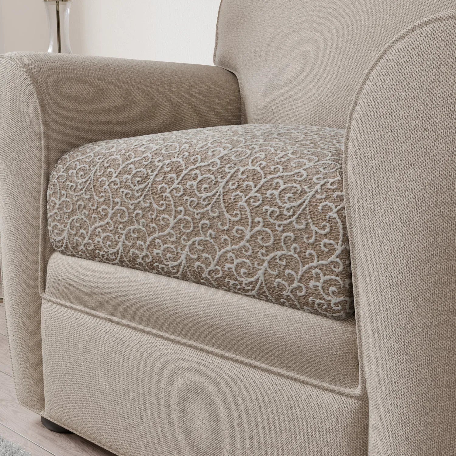 Premium Jacquard 3D Seat Cushion Cover - Breathable & Comfortable Sofa Chair Protector - Perfect for Living Room, Office, Car & Outdoor Furniture