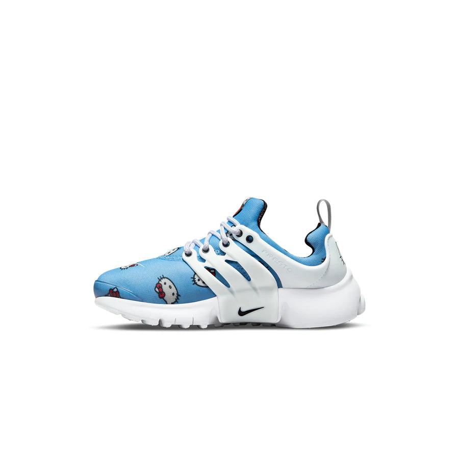 Nike Kids Presto x Hello Kitty Sneakers - University Blue, Black & White - Preschool Sizes for Boys & Girls | Comfortable Running Shoes for School, Play & Everyday Wear