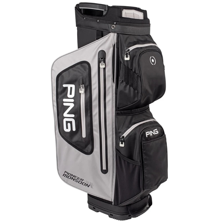 Ping Pioneer Monsoon Golf Cart Bag - Waterproof & Lightweight Stand Bag for Men & Women - Perfect for Golf Tournaments, Driving Range & Outdoor Sports