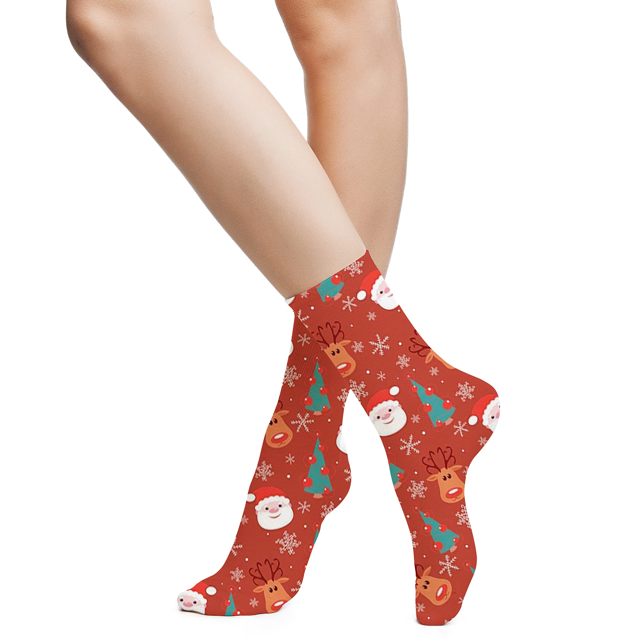 Women's Soft Warm Winter Crew Socks - Multicolor Fashion Casual Socks for Women | Cozy Gift Idea for Cold Weather, Outdoor Activities & Daily Wear
