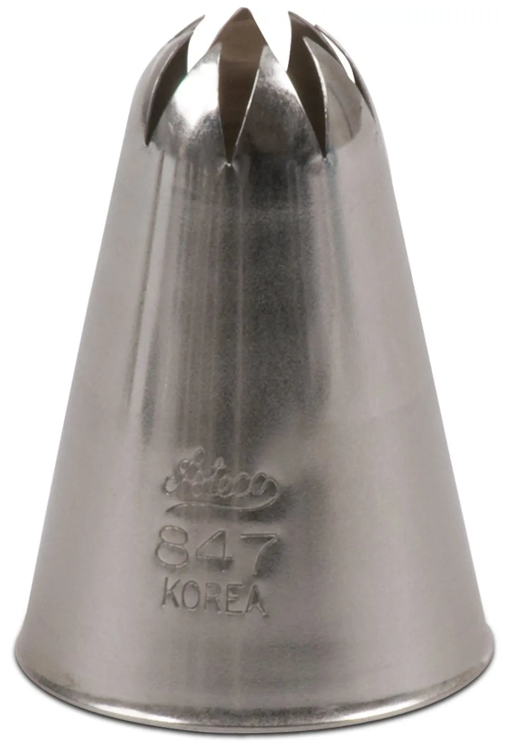 Closed Star Pastry Tip - Professional Stainless Steel Baking Decorating Nozzle for Cakes, Cupcakes & Cookies - Perfect for Birthday, Wedding & Holiday Desserts