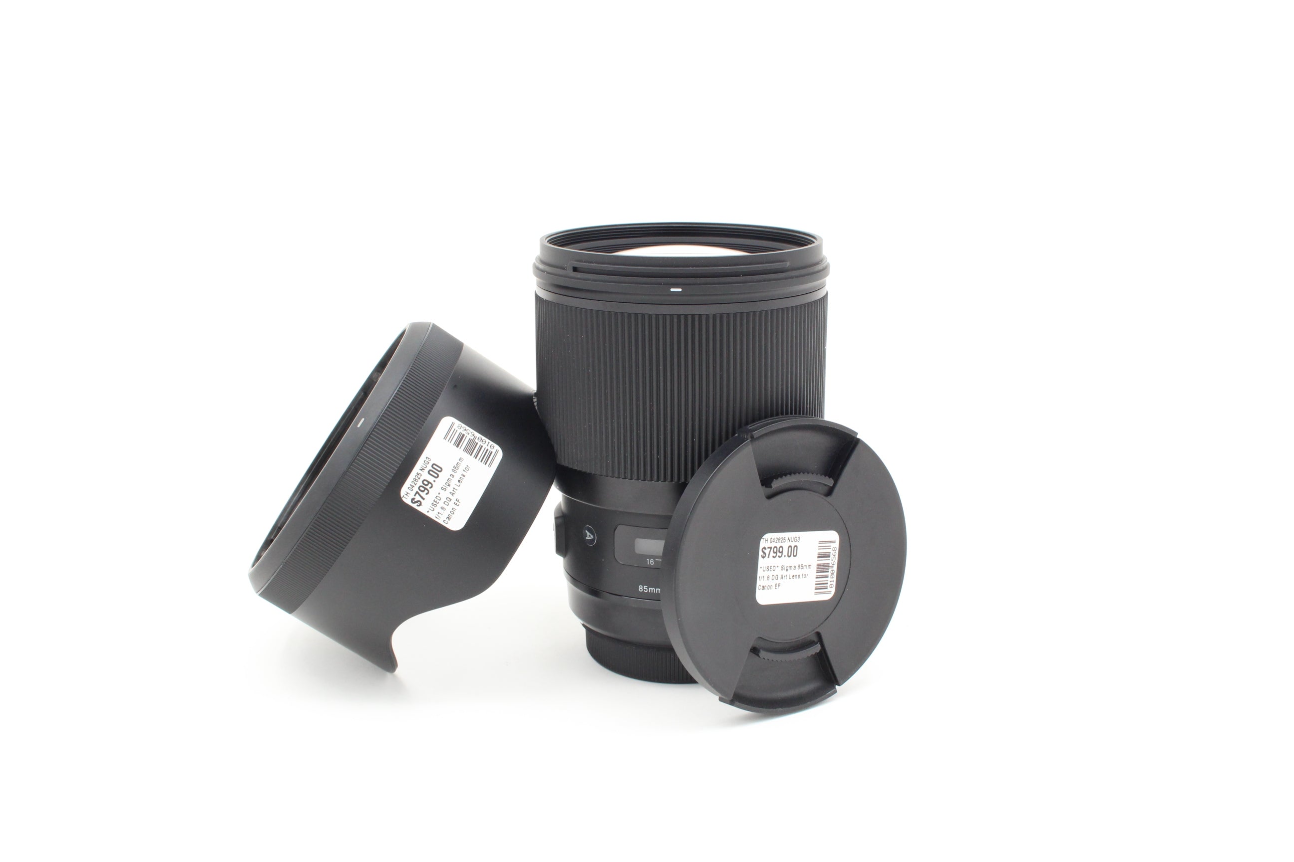 Used Sigma 85mm f/1.8 DG Art Lens for Canon EF - Perfect for Portrait Photography, Wedding & Event Shooting