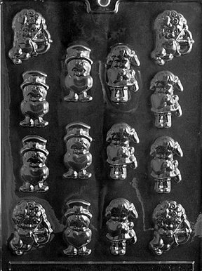 Valentine's Day Chocolate Candy Mold - Heart Shaped Cupid Assortment for DIY Candy Making, Baking & Romantic Gift Giving
