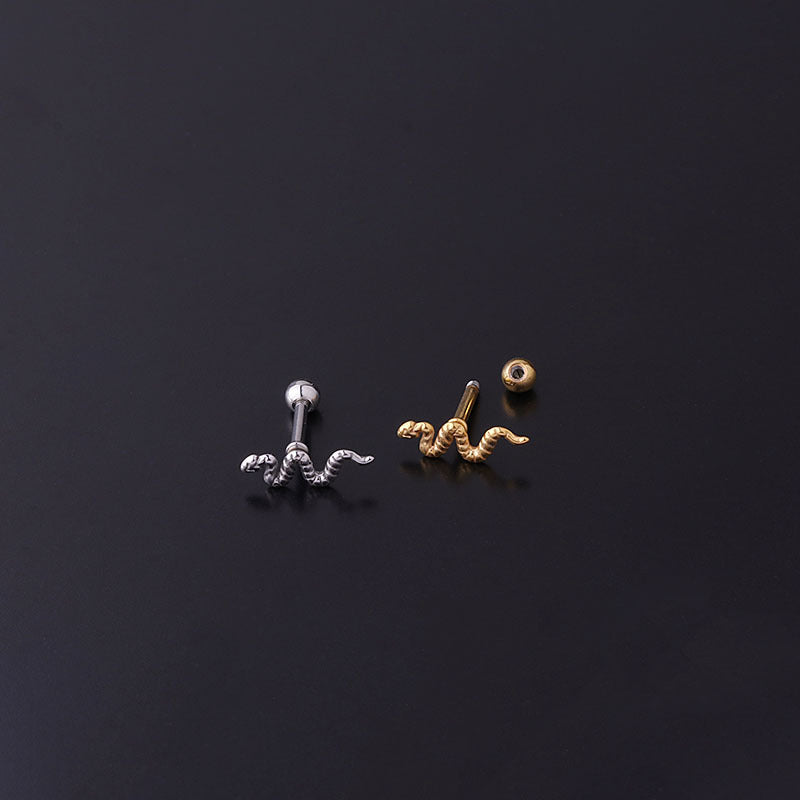 16G Surgical Steel Nose Ring, Lip Ring, Labret Push Pin Stud - Hypoallergenic Body Jewelry for Piercings | Perfect for Everyday Wear, Parties & Special Occasions (HSPJ710)
