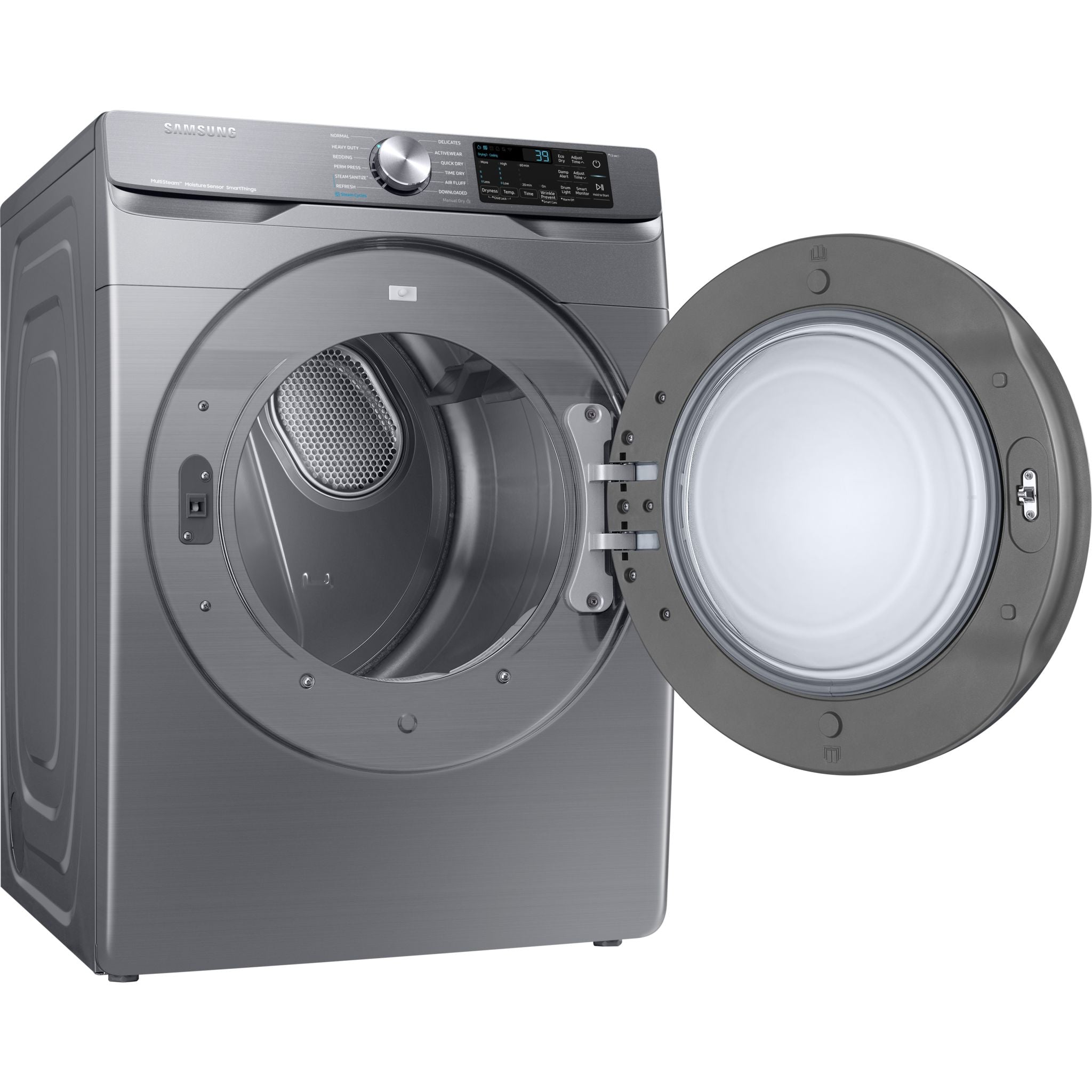 Samsung DVG45B6305P Front Load Electric Dryer - 7.5 Cu. Ft. Capacity, ENERGY STAR Certified, Smart Sensor Dry, Wrinkle Prevent, Grey - Perfect for Laundry Rooms & Apartments