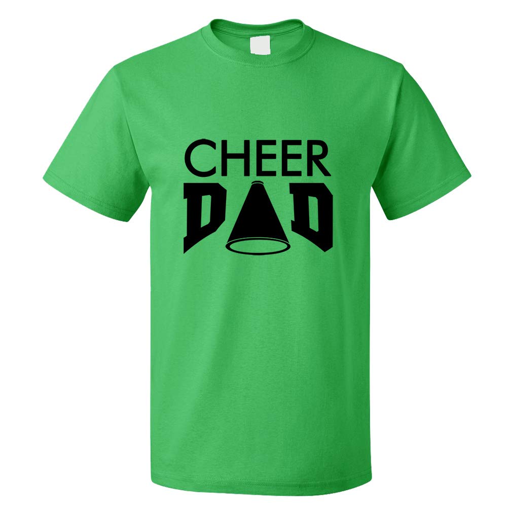 Funny Graphic T-Shirts for Men - Custom Cheer Dad Cotton Tee - Perfect for Casual Wear, Gifts & Father's Day