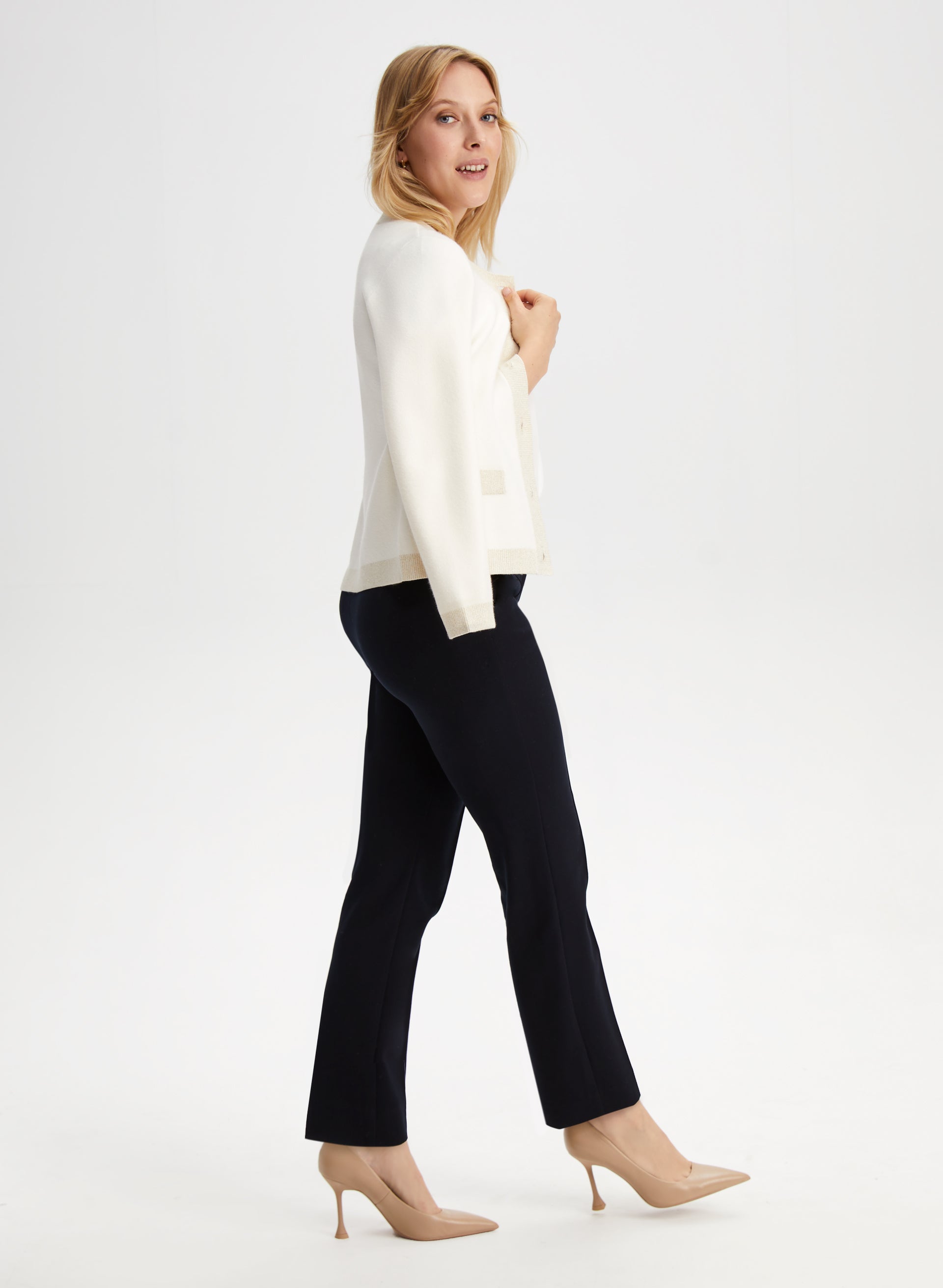 City Fit Straight Leg Pants for Women - Comfortable Office & Casual Wear - Perfect for Work, Travel & Everyday Outfits