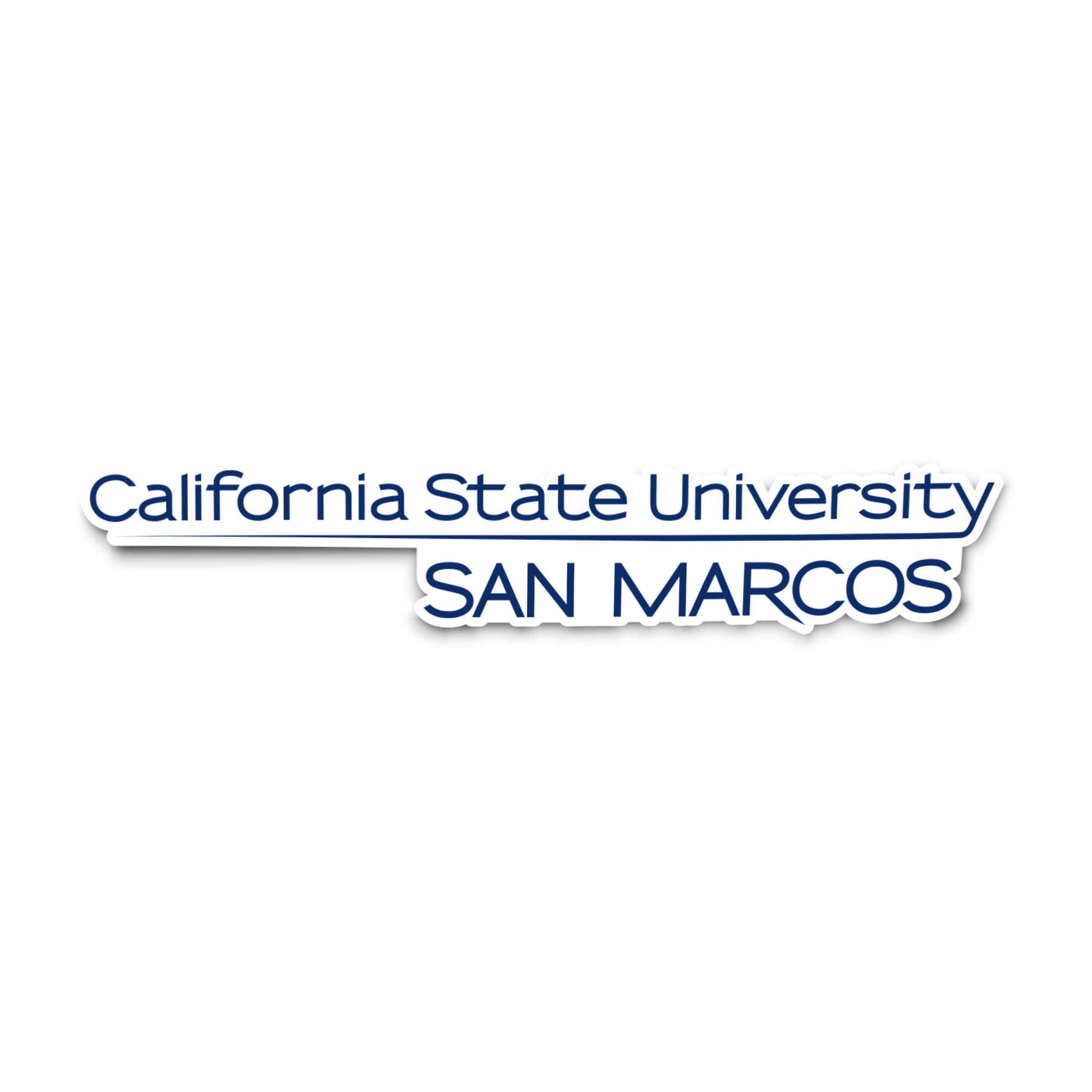 CSUSM Desert Cactus Vinyl Decal Sticker - California Cougars Official San Marcos University Logo - Waterproof Laptop, Water Bottle, Car & Scrapbook Decor - Perfect for College Students, Alumni & Fans