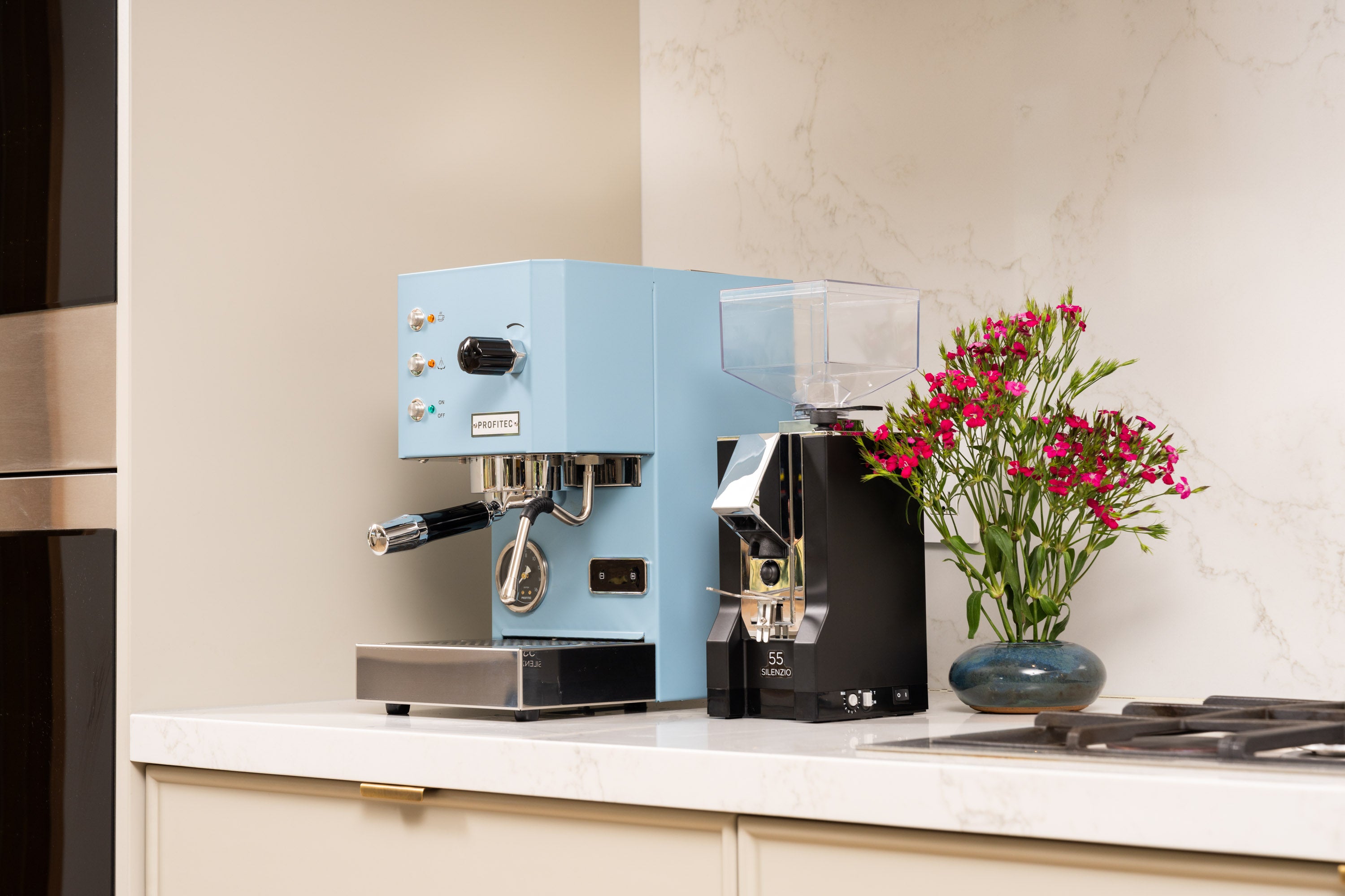 Profitec GO Espresso Machine - Semi-Automatic Coffee Maker with PID Temperature Control for Home Baristas | Perfect for Espresso, Cappuccino & Latte at Home or Office
