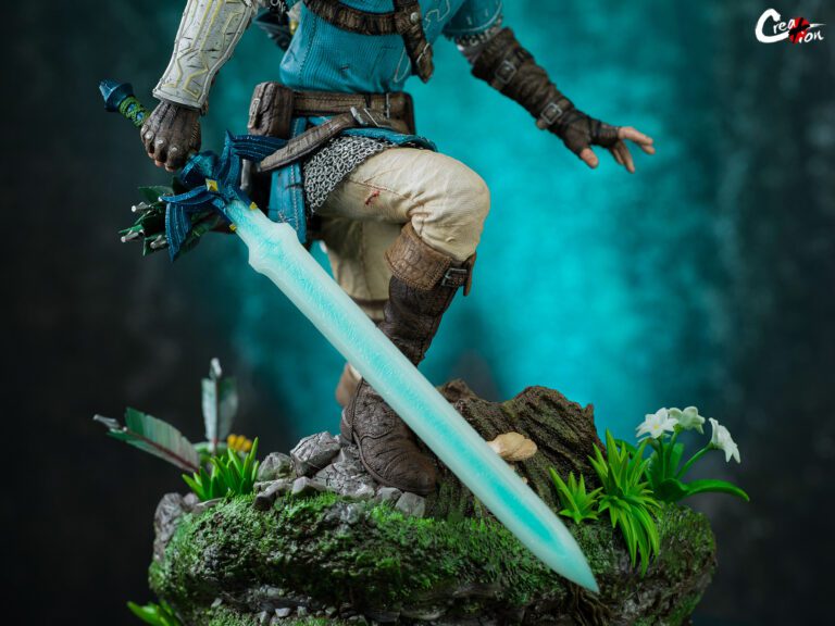 Creation Studio Link The Legend of Zelda Link Action Figure - Collectible Video Game Character Statue for Nintendo Fans | Perfect for Display, Gaming Room Decor, and Gift for Zelda Lovers