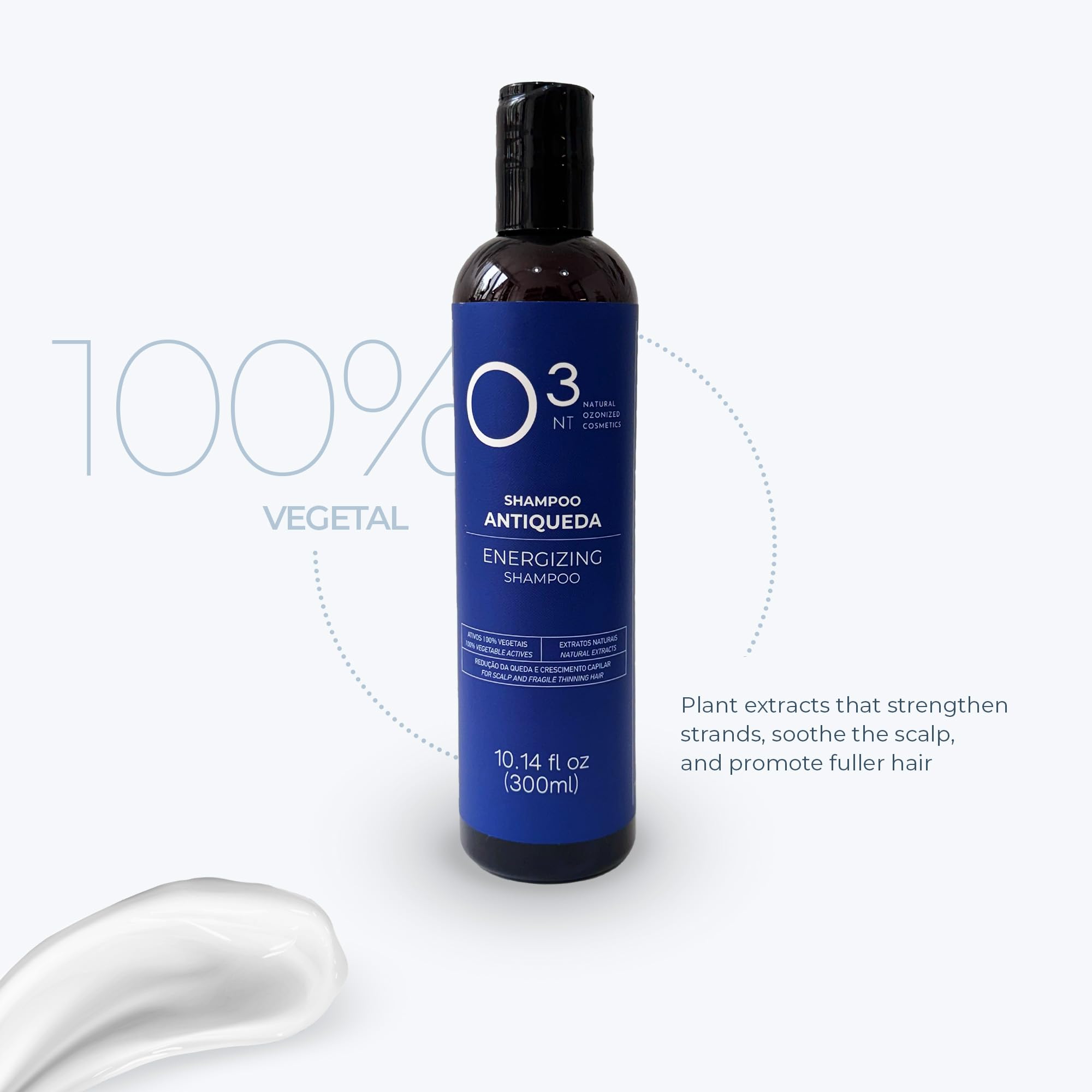 Energizing Shampoo for Thinning Hair - Natural Scalp Treatment for Hair Growth - Volumizing & Strengthening Formula - 10.14 Fl Oz - Perfect for Daily Use & Sensitive Scalps