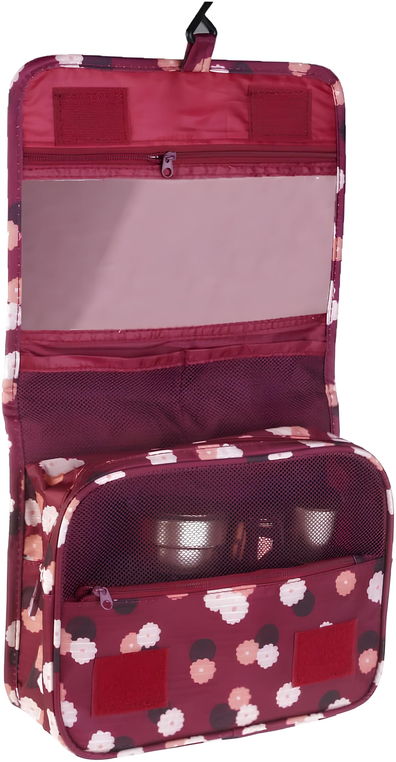Electro Wolf Waterproof Hanging Toiletry Bag for Travel - Multi-Function Cosmetic & Makeup Organizer (Multiple Colors) - Perfect for Women's Travel Essentials, Gym, Camping & Daily Use