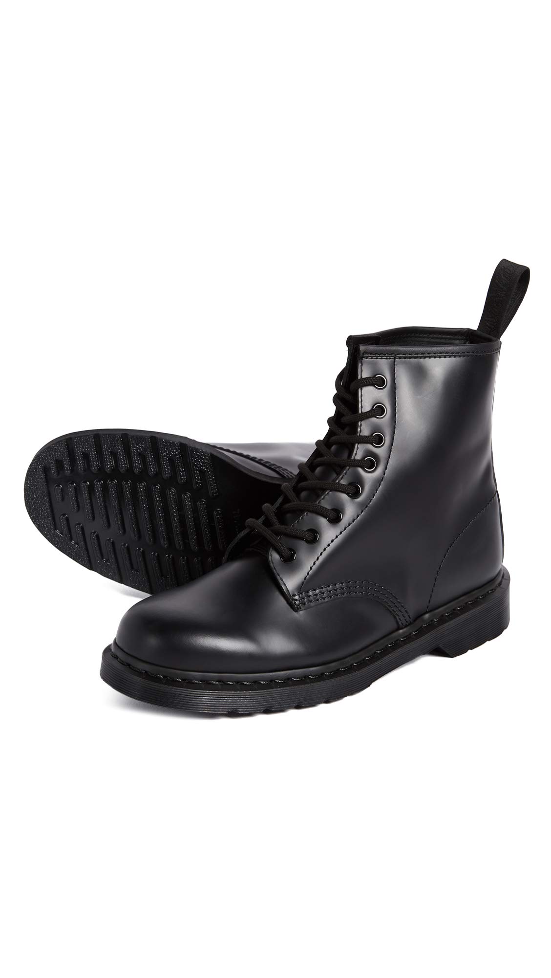 Dr. Martens Core 1460 Mono Smooth Leather Unisex Adult Boots - Classic 8-Eye Combat Boots for Men & Women, Perfect for Casual Wear, Work & Outdoor Activities