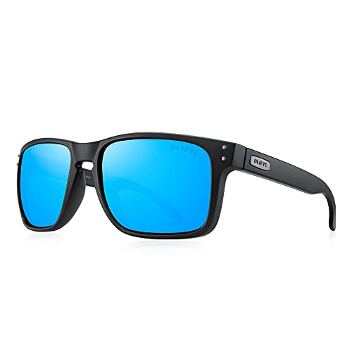 Matte Black Frame/Blue Mirror Lens/Gray Metal
