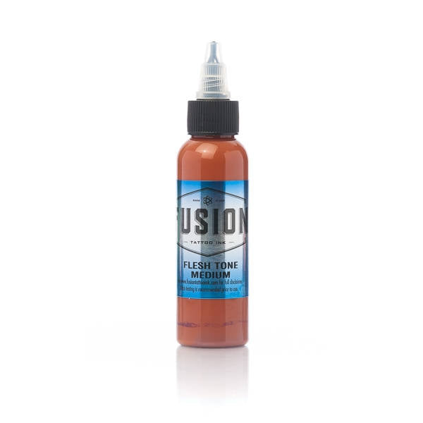 Fusion Flesh Tone Medium Ink - Professional Tattoo Ink for Realistic Skin Tones - Perfect for Tattoo Artists & Body Art Enthusiasts