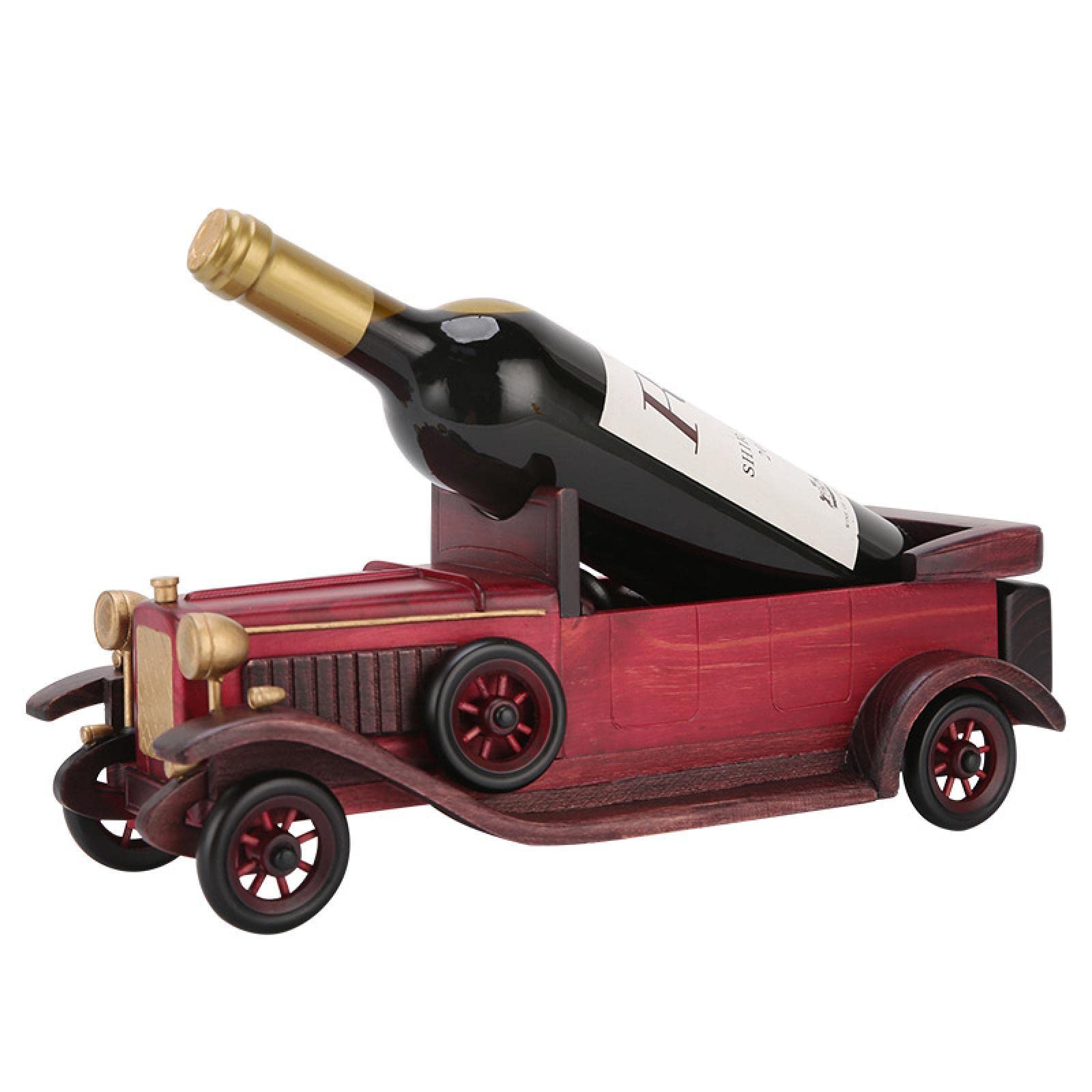 Vintage Nordic Style Wooden Wine Rack - Wall Mounted or Tabletop Wine Bottle Holder for Home, Kitchen, Bar Decor - Perfect for Storing Red Wine, White Wine, and Champagne Bottles - Ideal for Dining Rooms, Restaurants, and Wine Cellars