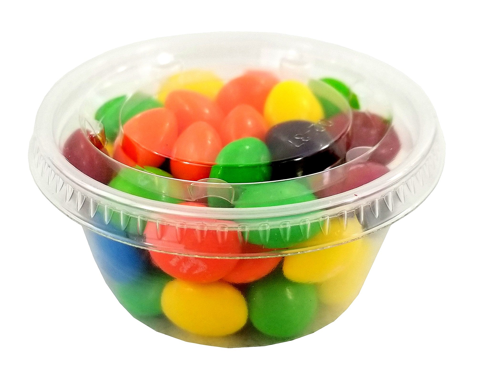 PACTOGO 2 oz. Disposable Translucent Portion Food Cups with Lids - 200 Sets (Souffle Cups/Jello Shot Cups) - Perfect for Parties, Catering, Desserts & Food Sampling