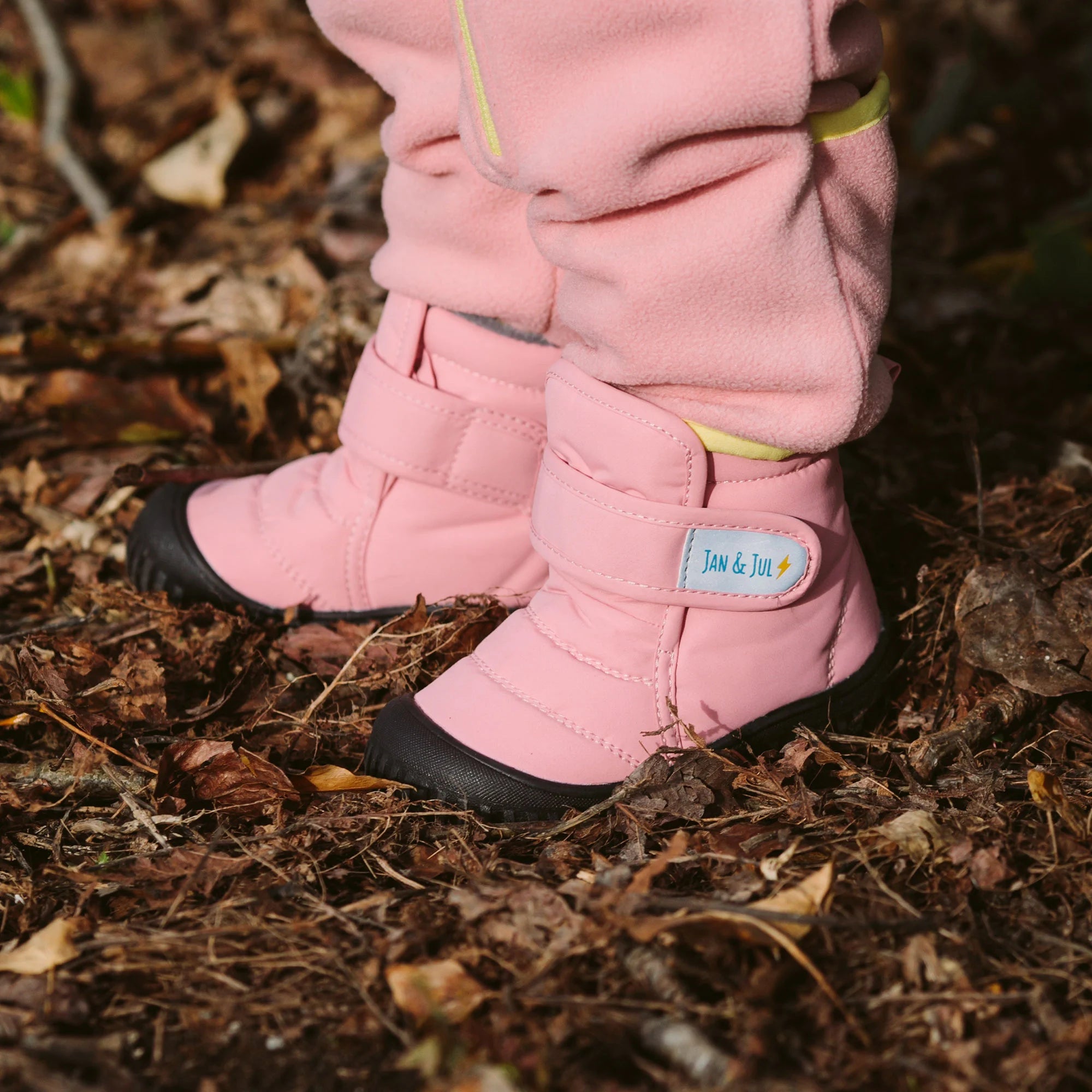 Jan & Jul Dusty Pink Toasty Dry Booties - Waterproof Winter Boots for Toddlers & Kids - Perfect for Snow Play, Outdoor Adventures & Cold Weather