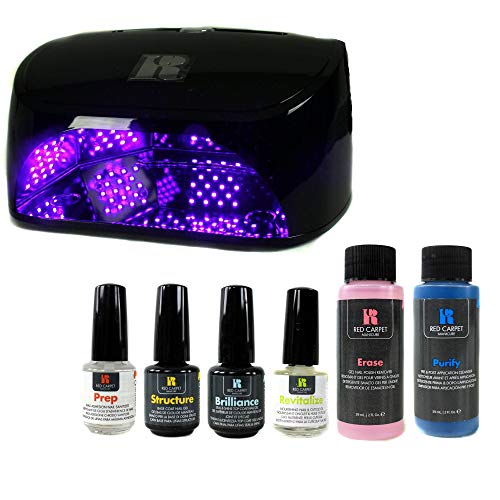 Red Carpet Manicure Salon Pro 5-30 LED Nail Lamp for Curing UV Gel Polish & Nail Art - Professional At-Home & Salon Nail Care Solution