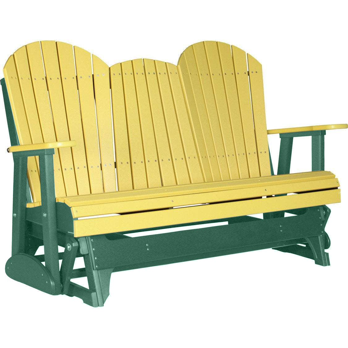 Yellow on Green