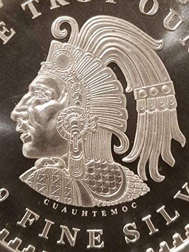 1 oz .999 Fine Silver Aztec Calendar Coin - Eagle Warrior Emperor of Tenochtitlan | Collectible Silver Bullion for Investors & History Enthusiasts | Perfect for Gift Giving & Coin Collections