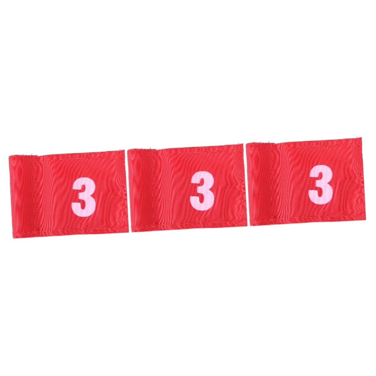 VANZACK 3-Piece Golf Yard Flag Set with Numbers - Practice Putting Training Flags for Golfers | Perfect for Backyard, Driving Range & Tournament Use