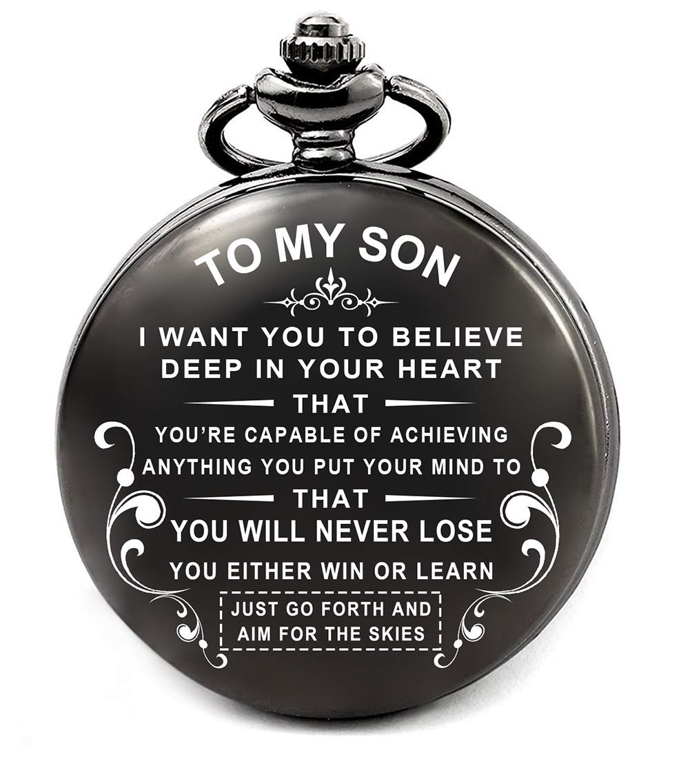 Vintage Pocket Watch for Men - Unique Birthday, Anniversary, Graduation, Father's Day & Valentine's Day Gift - Perfect for Formal Events, Weddings & Collectors