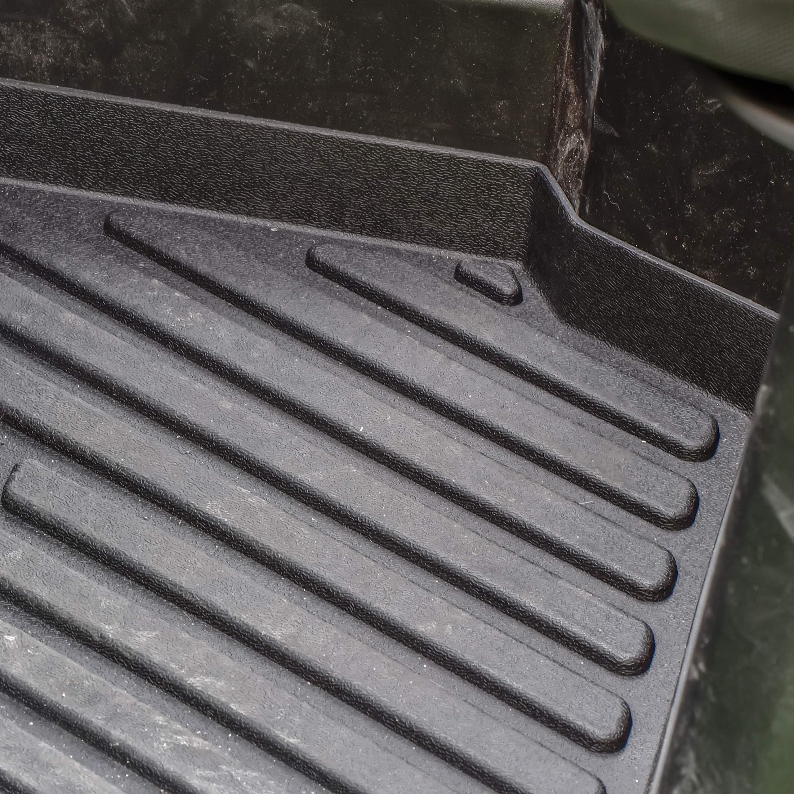 SAUTVS Rear Bumper & Front Floor Mats Kit for Polaris Ranger XP 1000 Crew 1000 Diesel - Durable Off-Road Protection for UTV Accessories | Perfect for Hunting, Farming & Outdoor Adventures