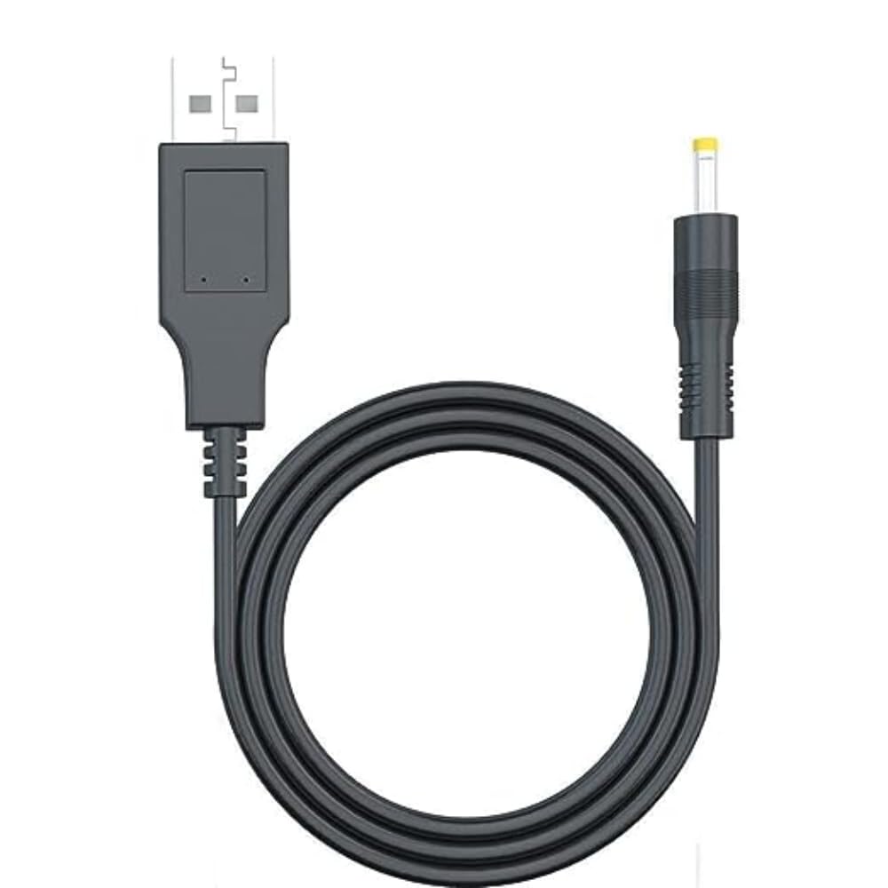 Marg USB A to DC 5V 4.0mm/1.7mm Power Adapter Cable - 80cm Charging Cord for Sony PSP, MP3 Players & Portable Devices - Perfect for Gaming, Travel & Home Use
