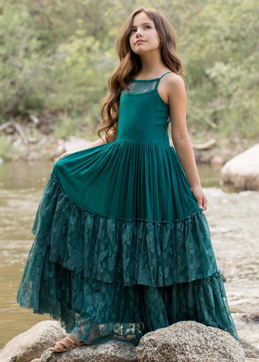 Stylish Catrin Teal Dress for Women | Elegant Flowy Midi Dress for Casual Wear, Parties & Special Occasions