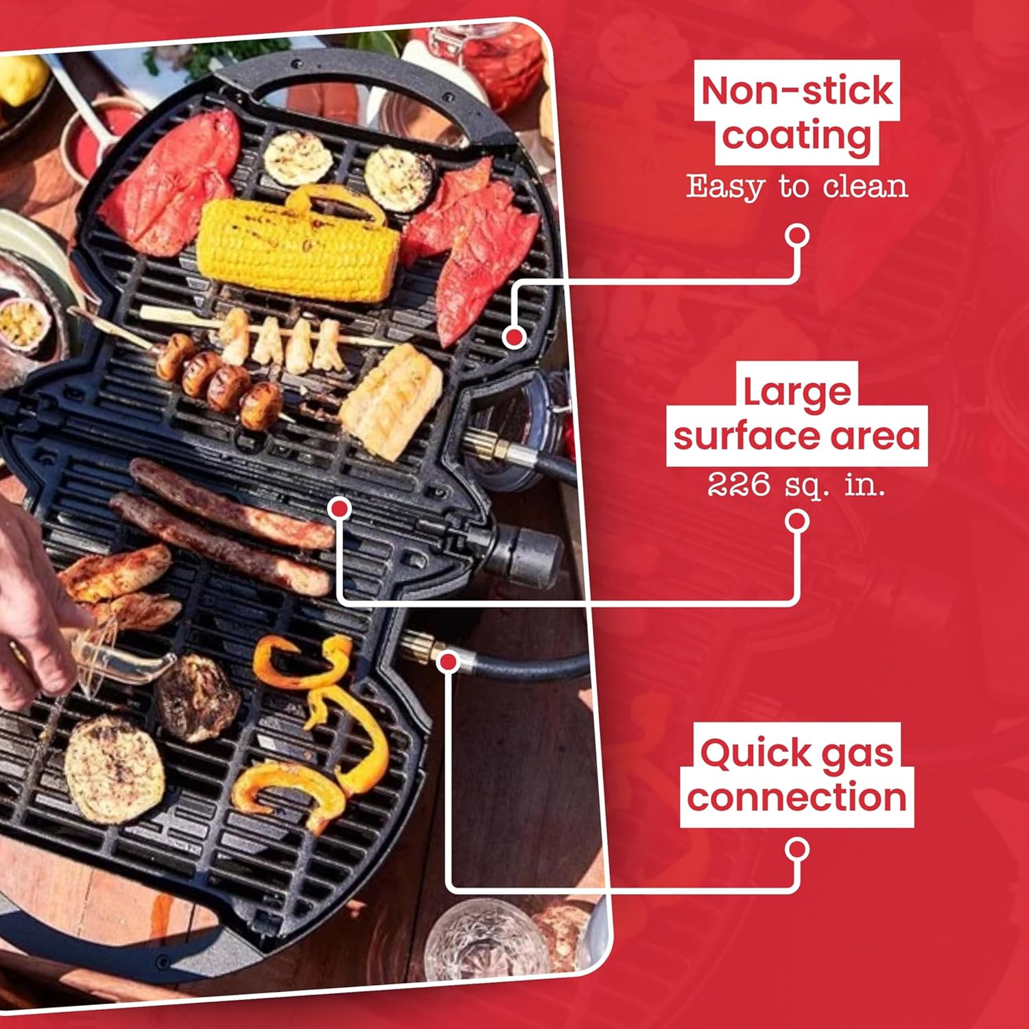 Milex Insta Camping Grill - Portable Charcoal BBQ Grill for Outdoor Cooking, Picnics, and Backyard Camping | Compact & Lightweight Design for Easy Travel & Adventure