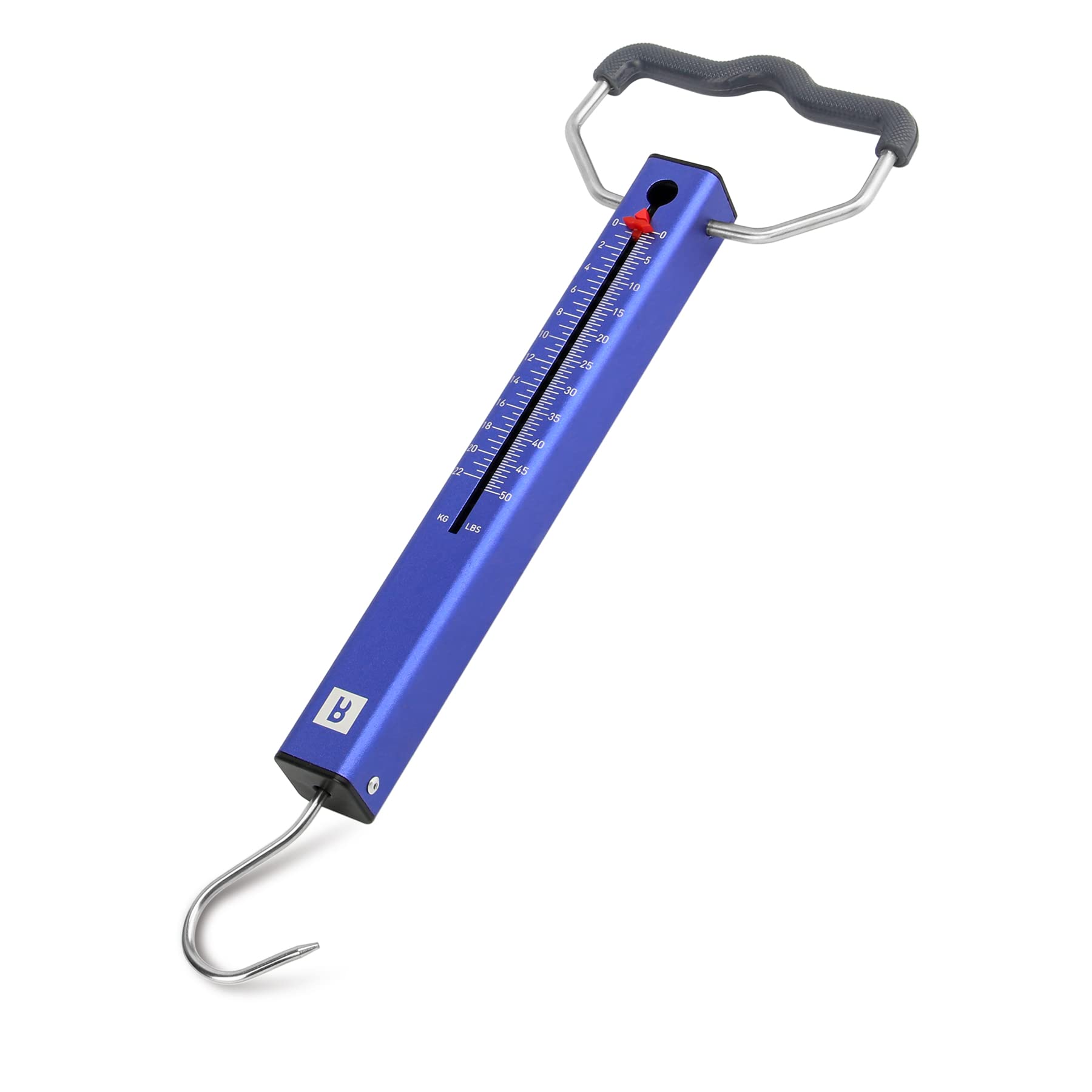 Booms Fishing TS2 Aluminum Fish Scale - 50lbs for Hooks & Rigs Tension - Perfect for Fishing & Luggage
