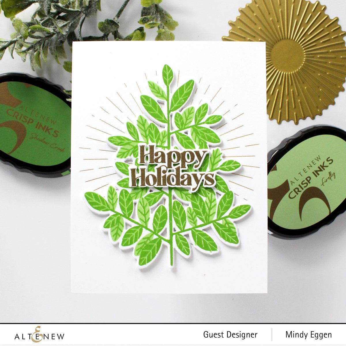 Festive Tree Stamp Set for DIY Holiday Cards, Scrapbooking & Gift Wrapping - Christmas Crafting Supplies