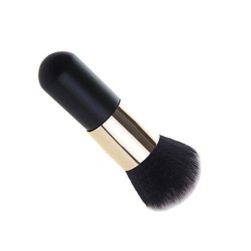 DATNASAYAD Large Blush Brush for Face Powder & Makeup Blending - Soft Black & Gold Makeup Brush for Contouring, Highlighting & Setting Powder | Perfect for Professional Makeup Artists & Everyday Beauty Routine