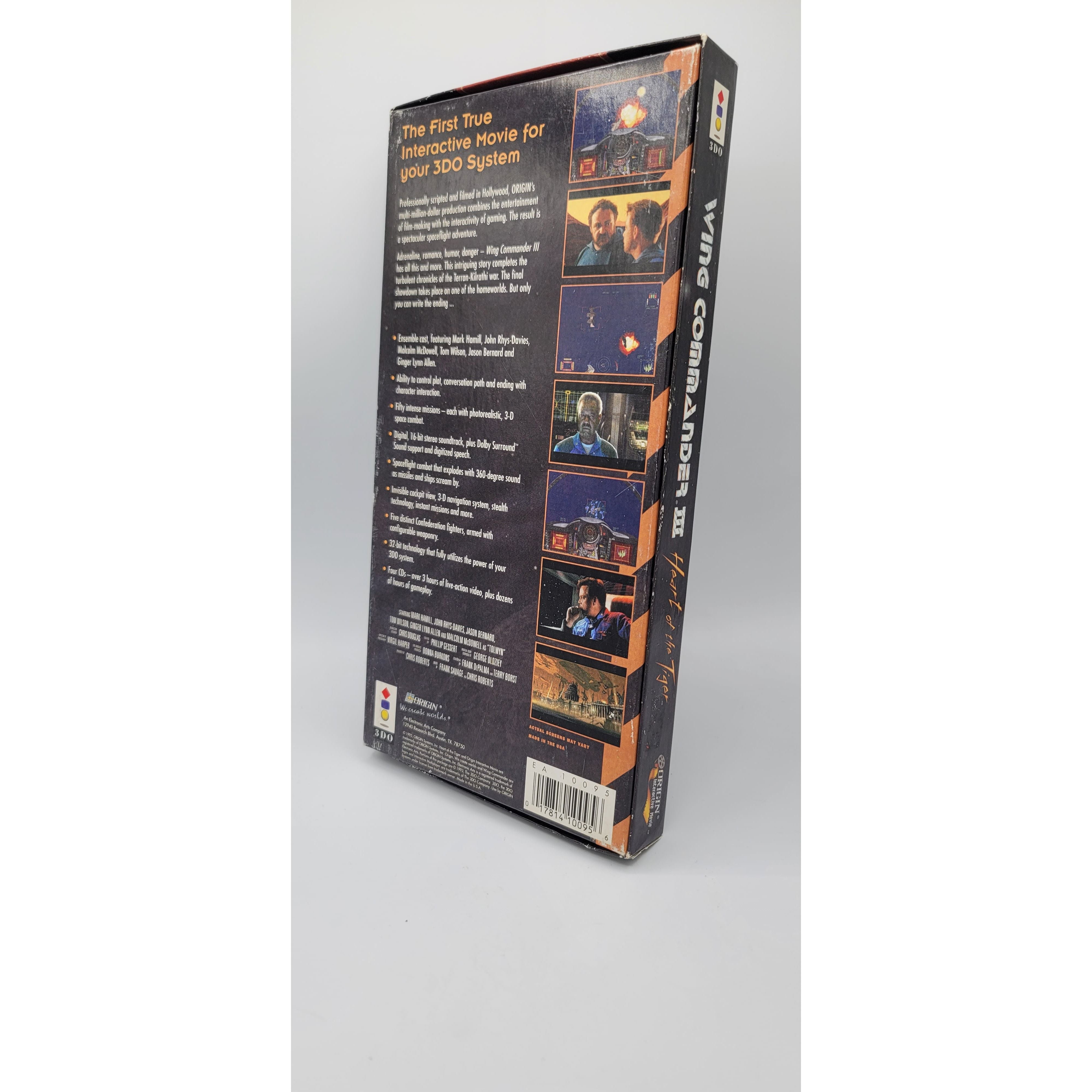3DO Wing Commander III Heart of the Tiger (Long Box) - Classic Space Combat Game for Retro Gaming Enthusiasts | Perfect for Collectors and 90s Nostalgia Lovers