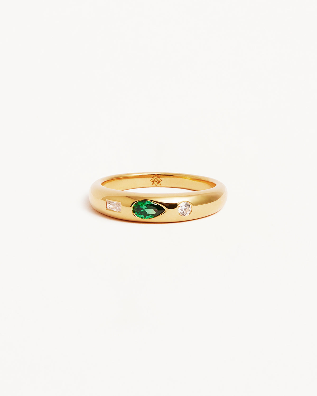 18K Gold Vermeil Magnetic Soul Ring - Elegant & Adjustable Magnetic Jewelry for Women & Men - Perfect for Everyday Wear, Gifts & Special Occasions