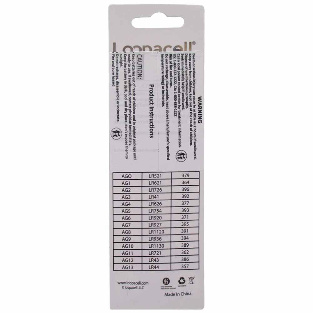 20 Pack AG12 LR43 386 1.5V Alkaline Watch Batteries - Long Lasting Power for Watches, Calculators, Toys & Small Electronics