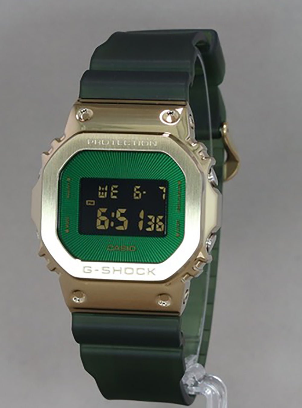 CASIO G-SHOCK GM-5600CL-3JF Digital Watch - Emerald Gold, Shock Resistant, Waterproof, JDM Exclusive | Perfect for Outdoor Sports, Workouts & Everyday Wear