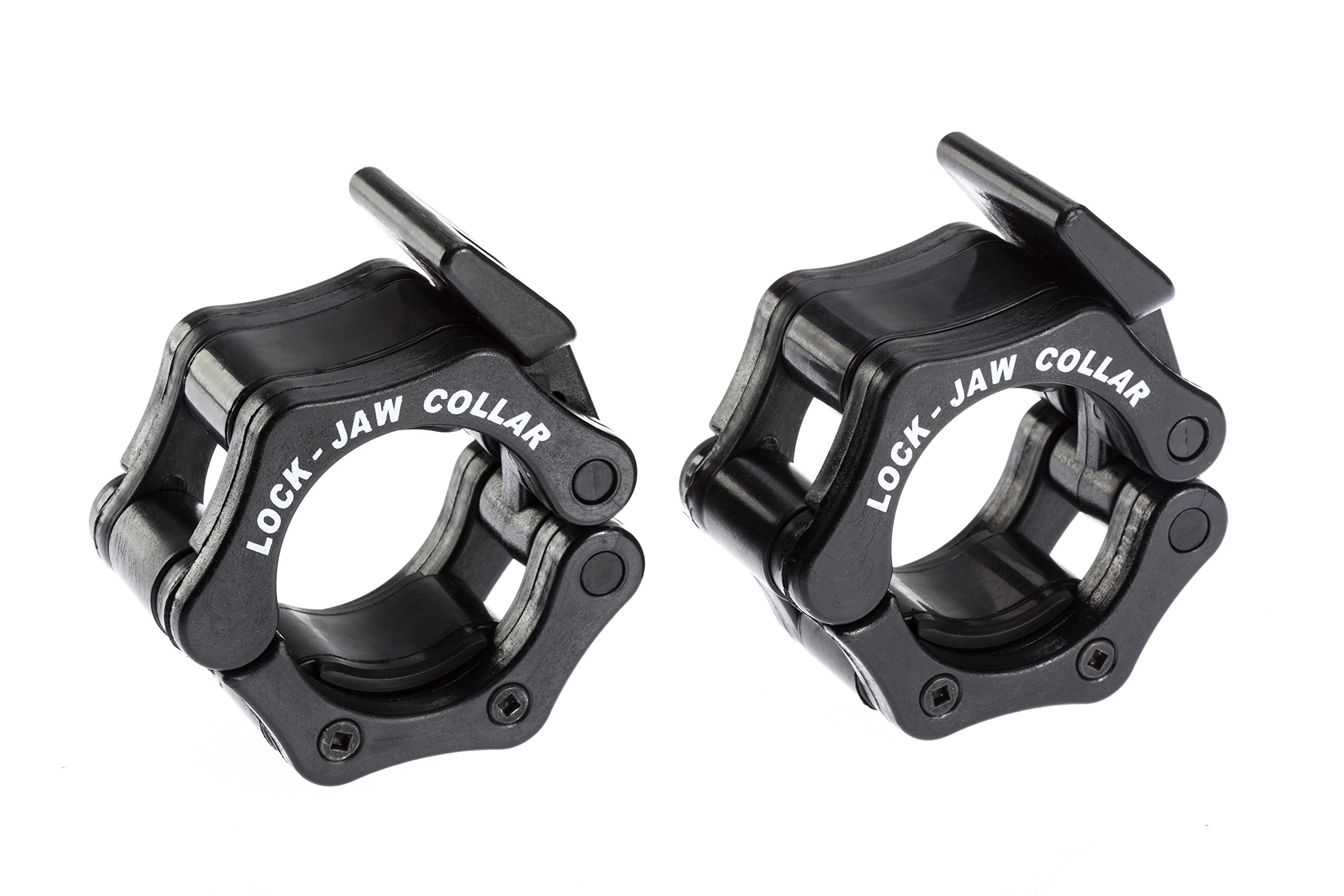 Lockjaw Olympic Barbell Collar - Secure Weightlifting Barbell Clamps for Gym & CrossFit Training - Perfect for Powerlifting, Strength Training & Home Workouts