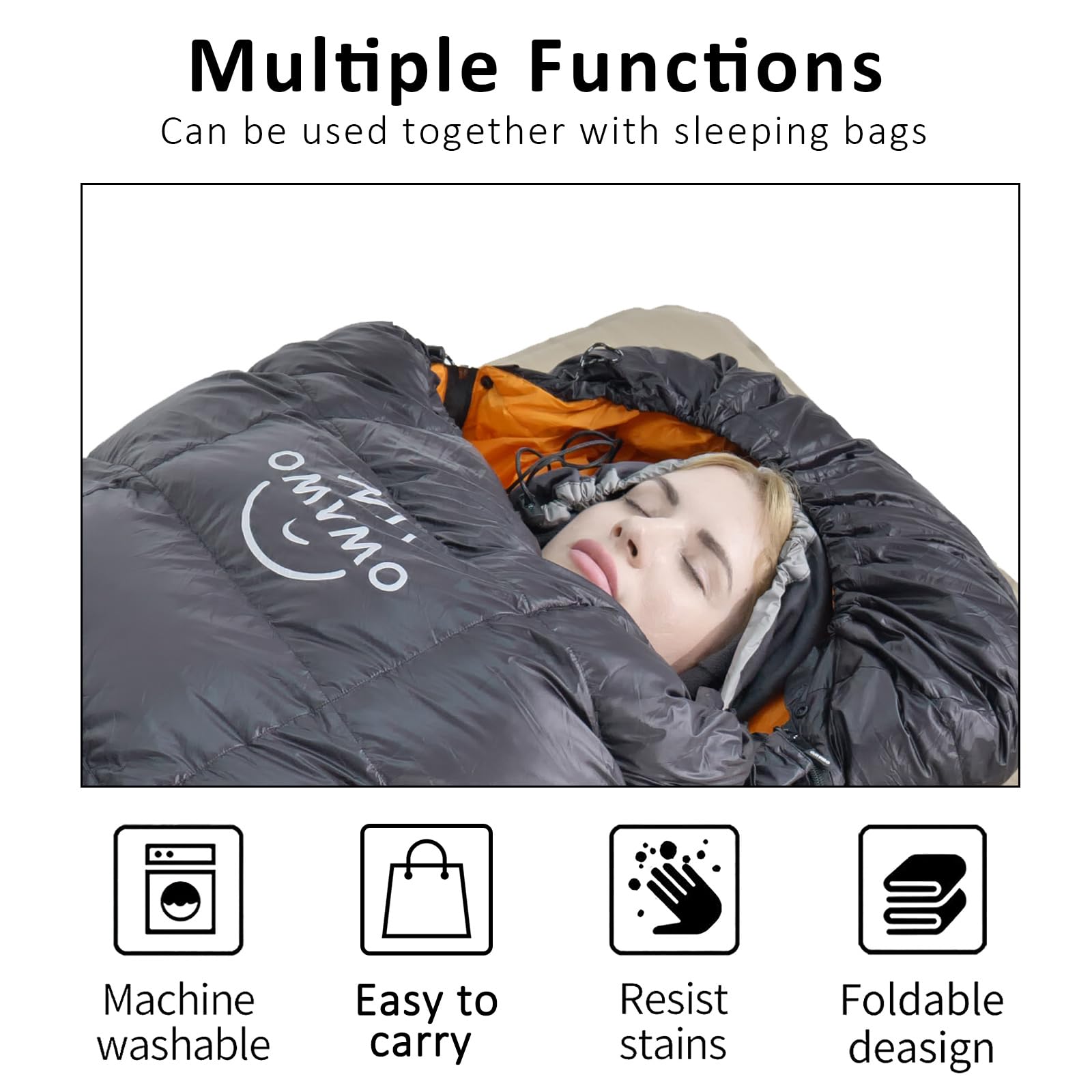 50°F Polar Fleece Mummy Sleeping Bag Liner for Adults - Adds 12°F Warmth to Sleeping Bags | Lightweight Travel Sheet for Camping, Hiking & Hotel Use | Machine Washable & Compact for Outdoor Adventures